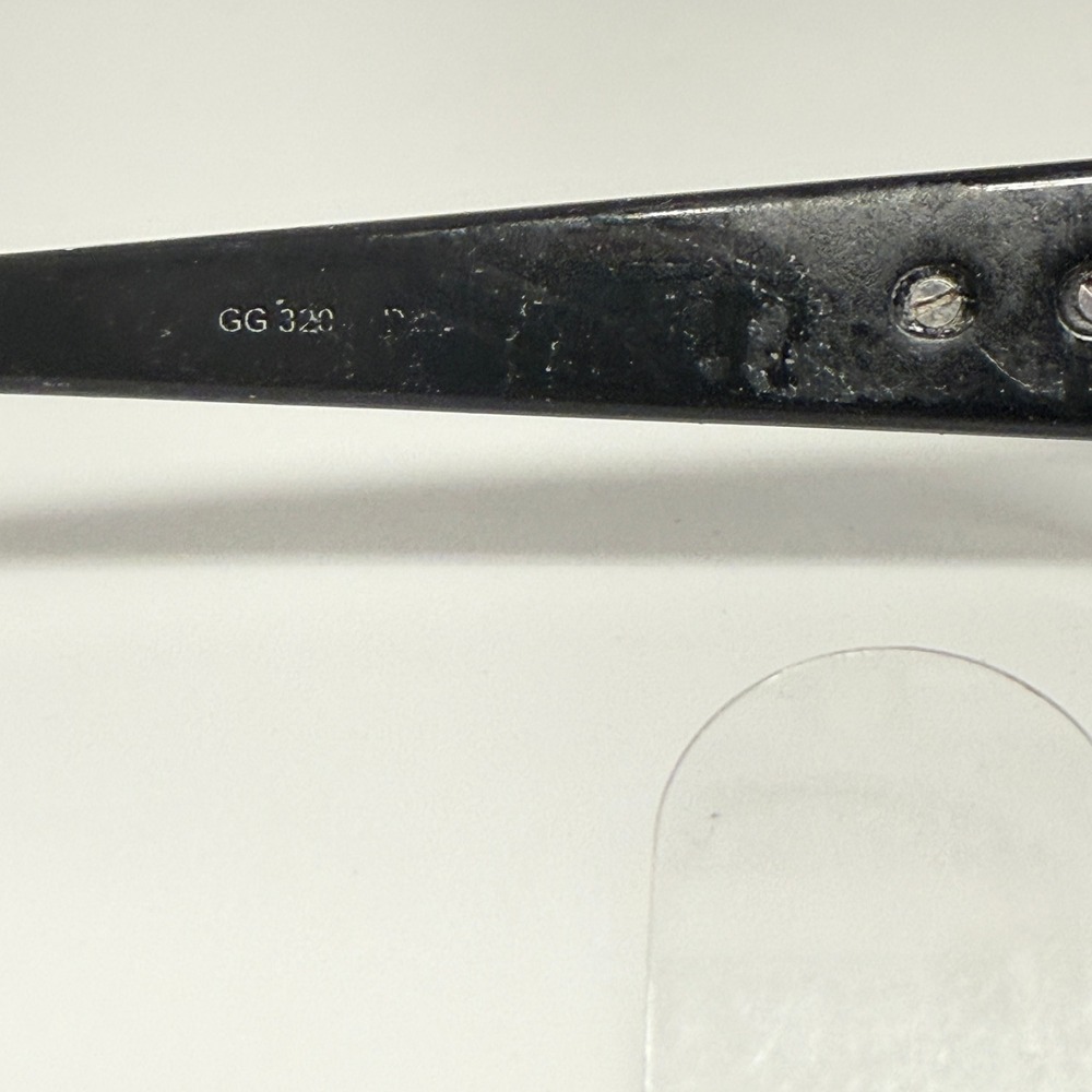 Gucci GG 320 Black Eyeglasses Frames with Crystal Horsebit Detail Italy 22809 - Picture 5 of 8